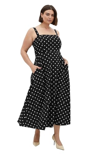 City Chic Women's Plus Size Maxi Dress - Collins Print