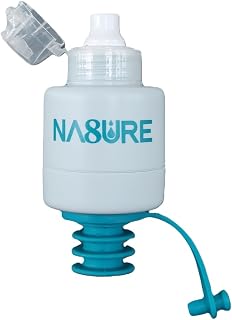 Microplastic & Nanoplastic Water Filter for Bottled & Refillable Water Bottles | Universal Fit | 2-Pack