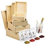 VIER BOXEN in verschiedenen Größen, aus Kiefernholz, wird gut zu Hause als Dekoration oder zur Aufbewahrung von kleinen Gegenständen funktionieren, kann verwendet werden, um ein Geschenk für einen geliebten Menschen zu verpacken, funktioniert gut für die Lagerung von Süßigkeiten, Tee und Schmuck.