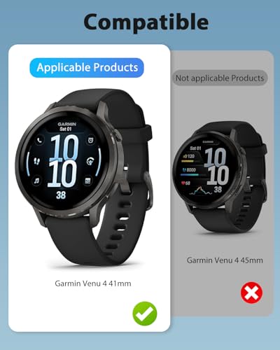 Correa deportiva de silicona para Garmin Venu 4 41mm miniatura 5