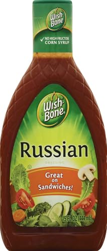 Image of Wish-Bone Russian Salad Dressing, 15 FL OZ (Pack of 4)