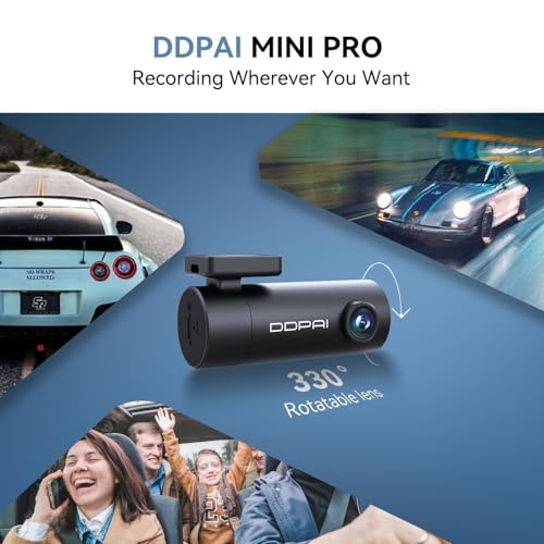 Image of DDPAI Dash Cam for Car, 2K Resolution, with 3MP Camera | Emergency Accident Lock | Wi-Fi & App Control | Night Vision | 140 Wide Angle | Car Dashcam with G-Sensor | Built-in Super Capacitor