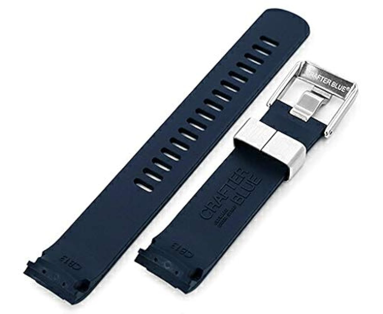 7272#20mm-18mmダークブルー★本物クロコダイル腕時計用ベルト SEIKO 時計ベルト 16mm 17mm 18mm 19mm 腕時計 バンド 交換