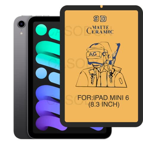 Casodon Premium Matte Finish Screen Protector for iPad Mini 6 (2021) 8.3 inch with Easy Installation Kit (Black) (B09M74D3TW) Amazon Price History, Amazon Price Tracker