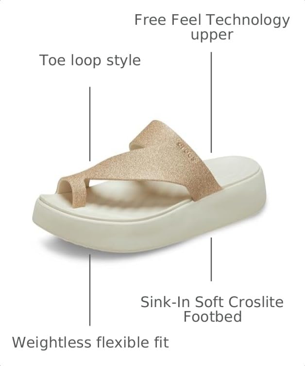 Image of Crocs Women's Getaway Toe Loop Platform Sandals