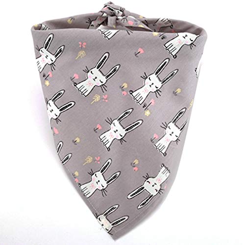 Egurs niedliche Tier Fox Flamingo Kaninchen Muster Haustier Bandana Ostern Hund Lätzchen Adjustbale Dreieck Lätzchen Schal für Katzen Hunde Kaninchen