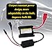 CHRYMUM 2PCS DC 12V 35W Ultrathin HID Ballast, Ultra Slim Xenon Headlight Stabilizer HID Ballast Replacement, Xenon Lamp Ballasts for H1 H3 H4 H7 H11 H13 9005 9006 9007 5202 880