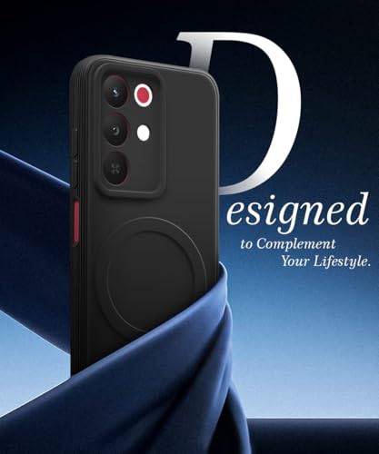 Image of WOW IMAGINE Back Case Cover for Realme Narzo 90X 5G | C85 5G | 15X 5G | Soft Matte Silicone Case| Slim Fit & Shockproof | Camera Protection Bumper Cover (Black)