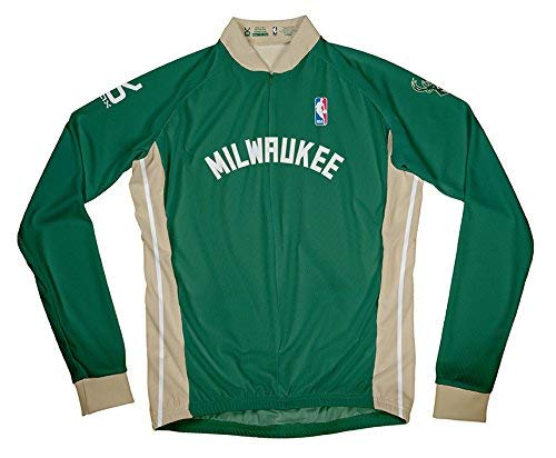 NBA Milwaukee Bucks Women's Long Sleeve Away Jersey, Medium, Green