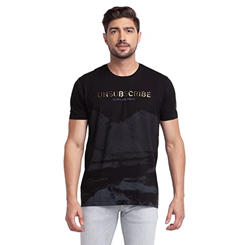 Image of Spykar Men's Slim Fit T-Shirts