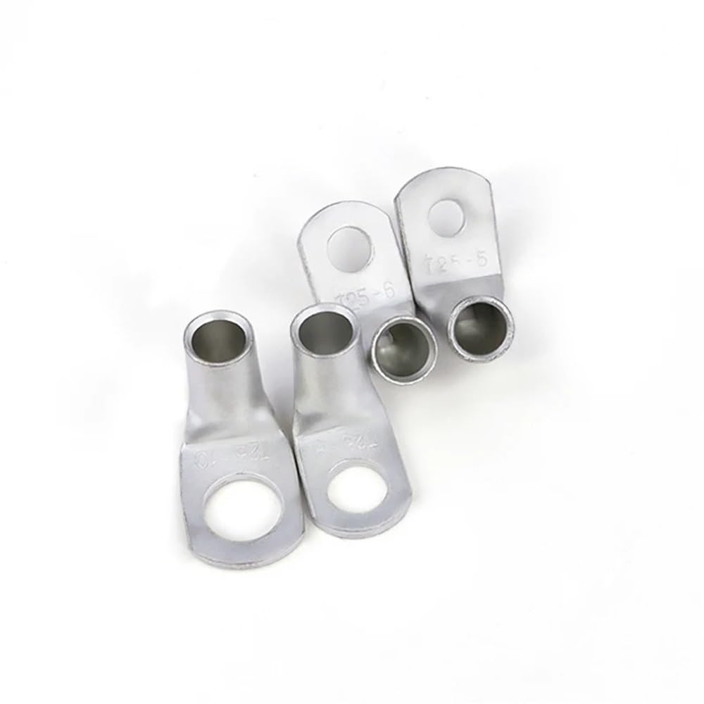 For empalmes eléctricos, 50 terminales de cable de cobre estañado, modelos T6, T10, T16 y T25.(T25*8)