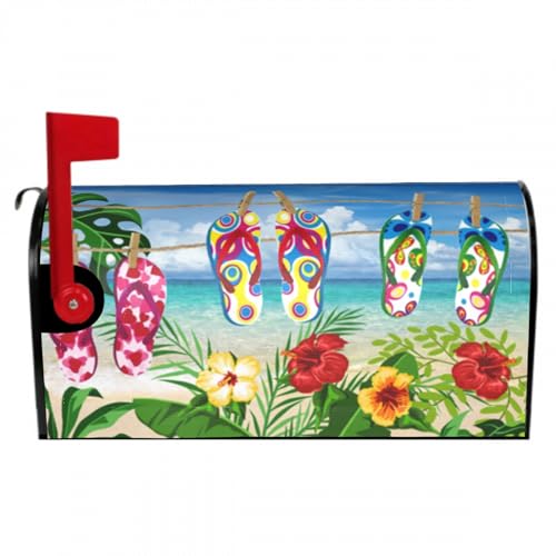 farg Summer Magnetic Mailbox Covers Mailbox Covers Summer Magnetic Standard Size 21x18 in for Home Garden Yard Outdoor Decor