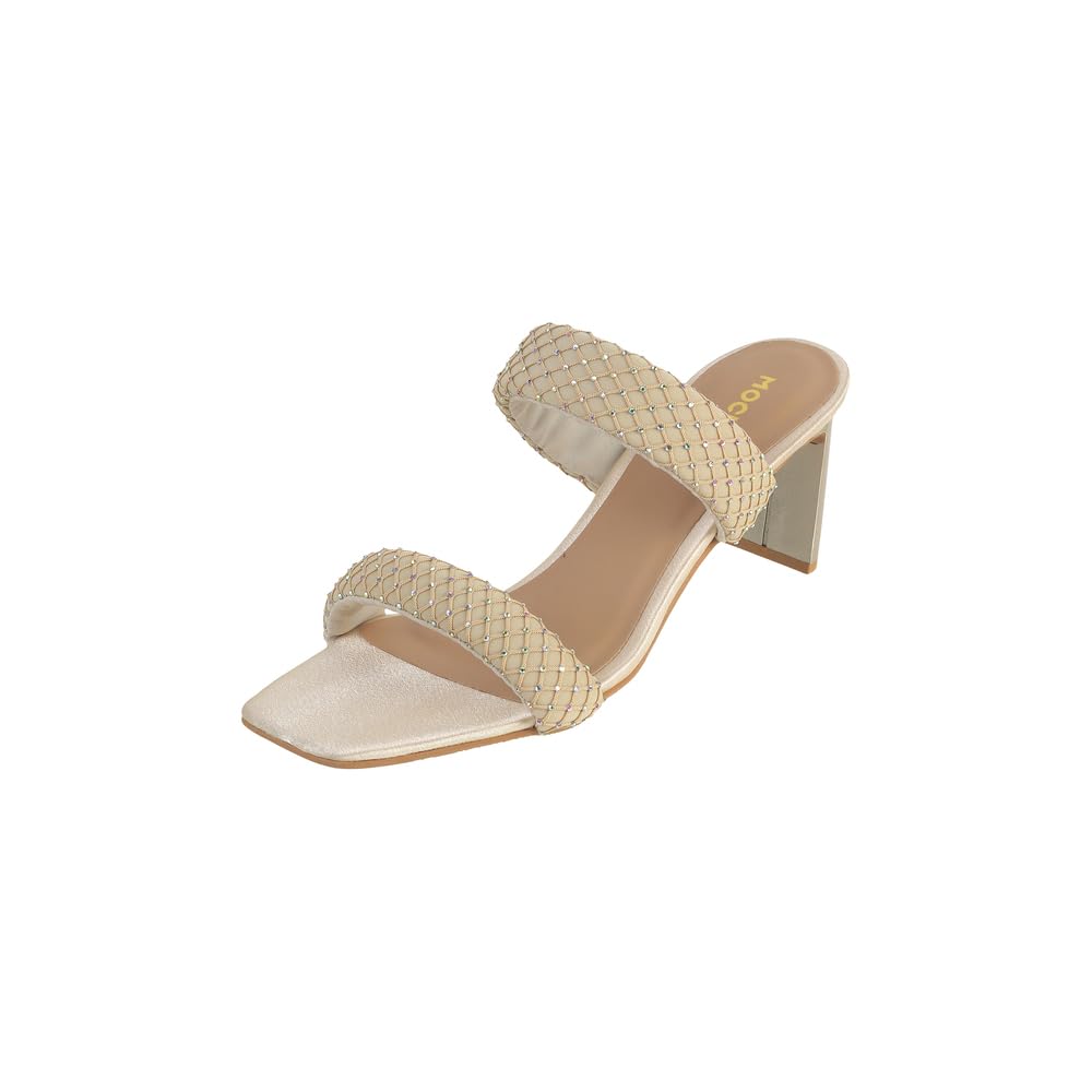 mochi Women Synthetic Leather Block Heel Fashion Sandal-picture-37