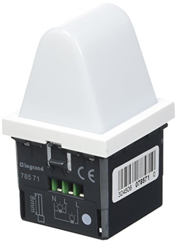 Hublot Legrand 078571 Mosaic 2 modules eclairage LED 230V blanc balisage