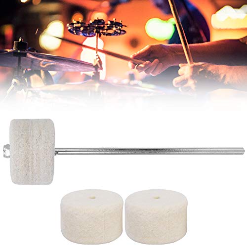 Pedal Hammer Drum Beater de diseño clásico en acero inoxidable miniatura 4