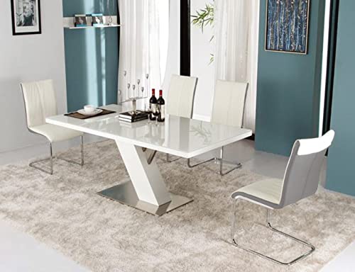 Neos Modern Furniture Dining Tables, White