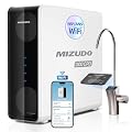 MIZUDO Reverse Osmosis System Under Sink 9-Stage Tankless Reverse Osmosis Water Filter, 3:1 RO Water Filtration System 1200GPD with APP Control, 36-Month Filter