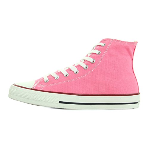 Victoria Botin Basket Autoclave, Zapatillas Altas Mujer, Rosa, 39 EU