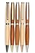 Barn Ridge Woodcraft 20 Pack Slimline Pen Kit – 7mm Wood Turning Twist Pen Kits with Refills, Brass Hardware & 5 Finishes for DIY Lathe Turning, Gifts for Teachers, Students & Woodworkers