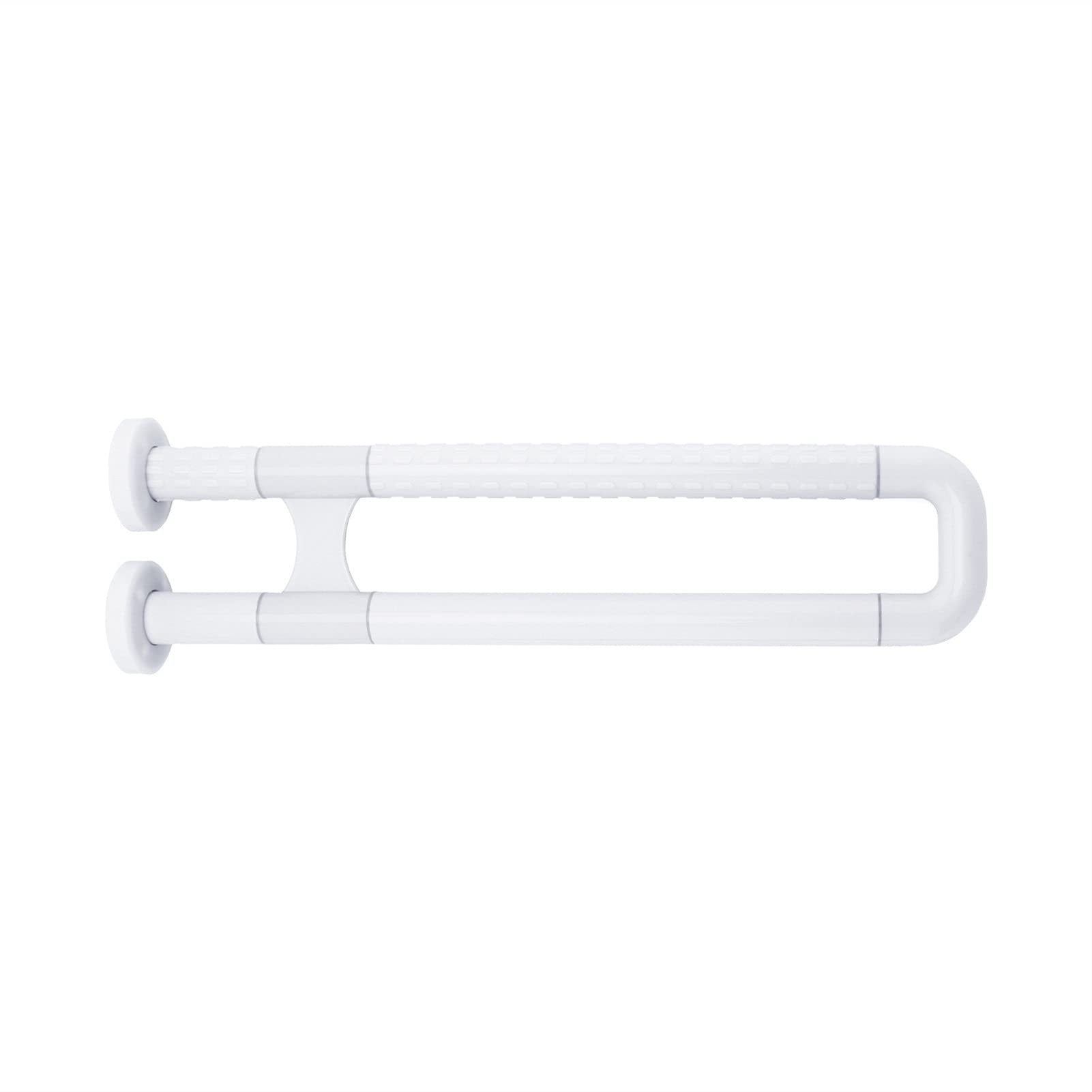 FKXSXAZ Toilet Safety Rails Adjustable Frame Rack Anti-slip Shower Grab Bar Handrail for Elders Pregnant Bar(White 68A)