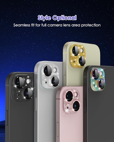 Protection objectif iPhone 15 Plus coque compatible verre trempé rose - 7