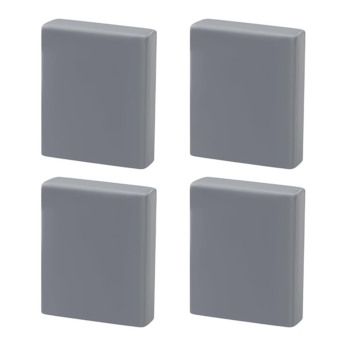Set da 4 pezzi di gomme impastabili per artisti, gomme per schizzi, disegni e uso in ufficio a scuola, colore grigio