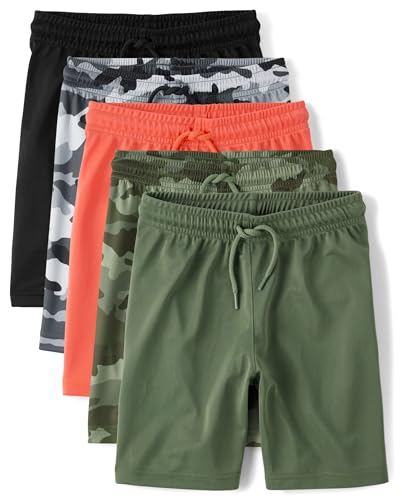Image of The Children's Place Boys' Performance Basketball Shorts 2 Pack
