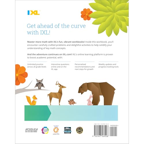 IXL The Ultimate 3rd Grade Math Workbook, Mathematics Book for Kids Ages 8-9 Covering Addition, Subtraction, Multiplication, Division, Fractions, Geometry, and More - Image 2