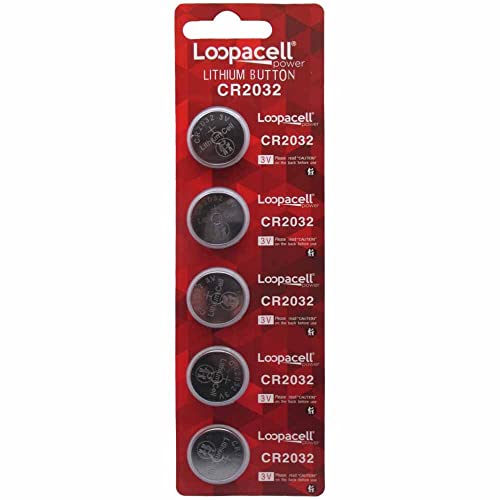 Pilas Loopacell 2032 CR2032 de litio 3v (paquete x5) miniatura 1