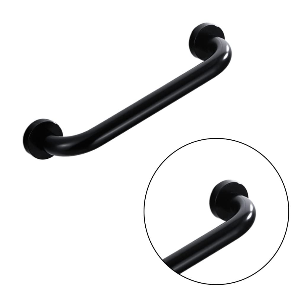 Barras de apoyo para baño Barra de apoyo curva de acero inoxidable Barras de apoyo for bañera, 30 cm, pasamanos for bañera, apoyabrazos for baño, barra de apoyo for escaleras, agarre antideslizante fo