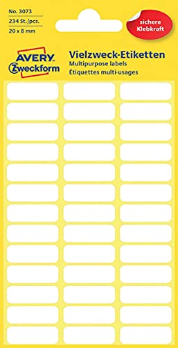 FINDAT Weiße Aufkleber 50mm Rund - 500 Stück, Selbstklebend, Wasserfest