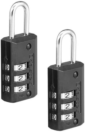 2-Pack 13/16-In. Wide Combination Set-Your-Own Luggage Lock