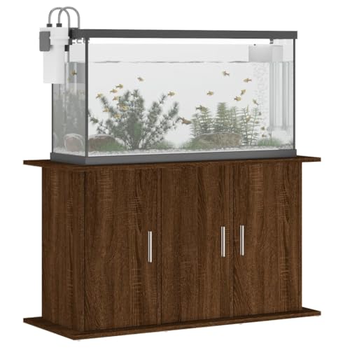 Vidaxl Supporto Acquario 101X41X58 Cm Legno Multistrato Rovere Marrone - 4