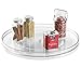 Price comparison product image iDesign Rotatable Spice Rack, Extra Large Plastic Kitchen Cupboard Storage for Spices and Condiments, Rotating Spice Jars Holder for Kitchen and Pantry, Clear