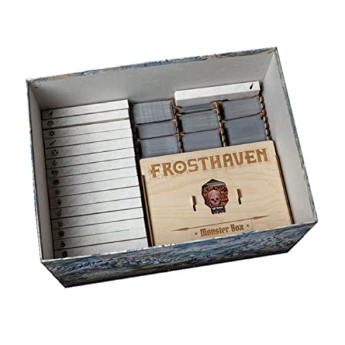 Laserox Sortiereinsatz FrostBox - Monsterbox Version für Frosthaven Cover