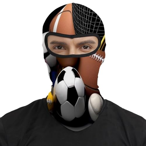 Pasamontaña térmico para hombre y mujer, máscara facial para esquí, motocicleta y deportes al aire libre, estampado temático, protección contra frío, viento y UV miniatura 2