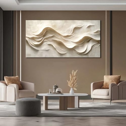 Impression sur toile vague moderne 40x70 cm pour décoration chambre