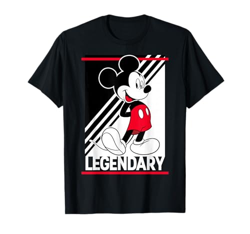 T-shirt Mickey Mouse Disney portrait légendaire au graphisme haute définition