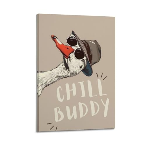 Poster vintage Chill Buddy pour créer une ambiance cocooning dans votre chambre