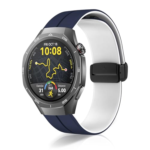 [ReHowy] Huawei Watch Ultimate 2/GT 6/GT 6 Pro 46mm �p �o���h �V���R���� �e�͐� �t�@�[�E�F�C�E�H�b�`Ultimate 2 �����o���h ���C�o�b�N���t�� 22mm �����x���g �R���p�`�u�� Huawei