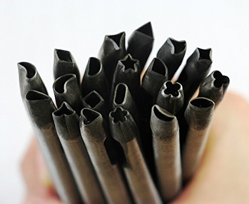 Chengyida Set Of 20 Stlye Leather Shape Punch Stamp #TOP1