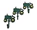Rural Green Tractor Cast Iron Wall Hook 4 Inch (Set of 3)