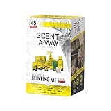 Hunters Specialties Saw Max Ultimate Odorless Hunting Kit - 18Oz Laundry Detergent, 15 Dryer Sheets, 12oz Shampoo, Antipersperant, 32Oz Field Spray, 24 Field Wipes, 3 Wash Towels, Windicator