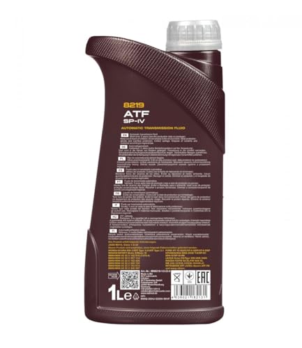 Image of MANNOL 8219 ATF SP-IV SP4 OEM FULLY SYNTHETIC AUTOMATIC TRANSMISSION FLUID 236.41 ZF Lifeguardfluid 6 /Lifeguardfluid 8 83 22 0 142 516 (1375.4) NWS-9638 T-5 IMPORTED FROM GERMANY (1L)