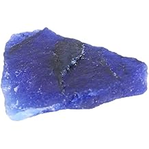 REAL-GEMS 27 Ct Natural Blue Sapphire Raw Rough Loose Gemstone Crystal Healing Stone AXA-81