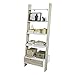 SoBuy FRG112-WN Leiterregal Bücherregal Standregal Badregal mit 4 Ablagen und Schublade BHT ca.: 65x176x40cm