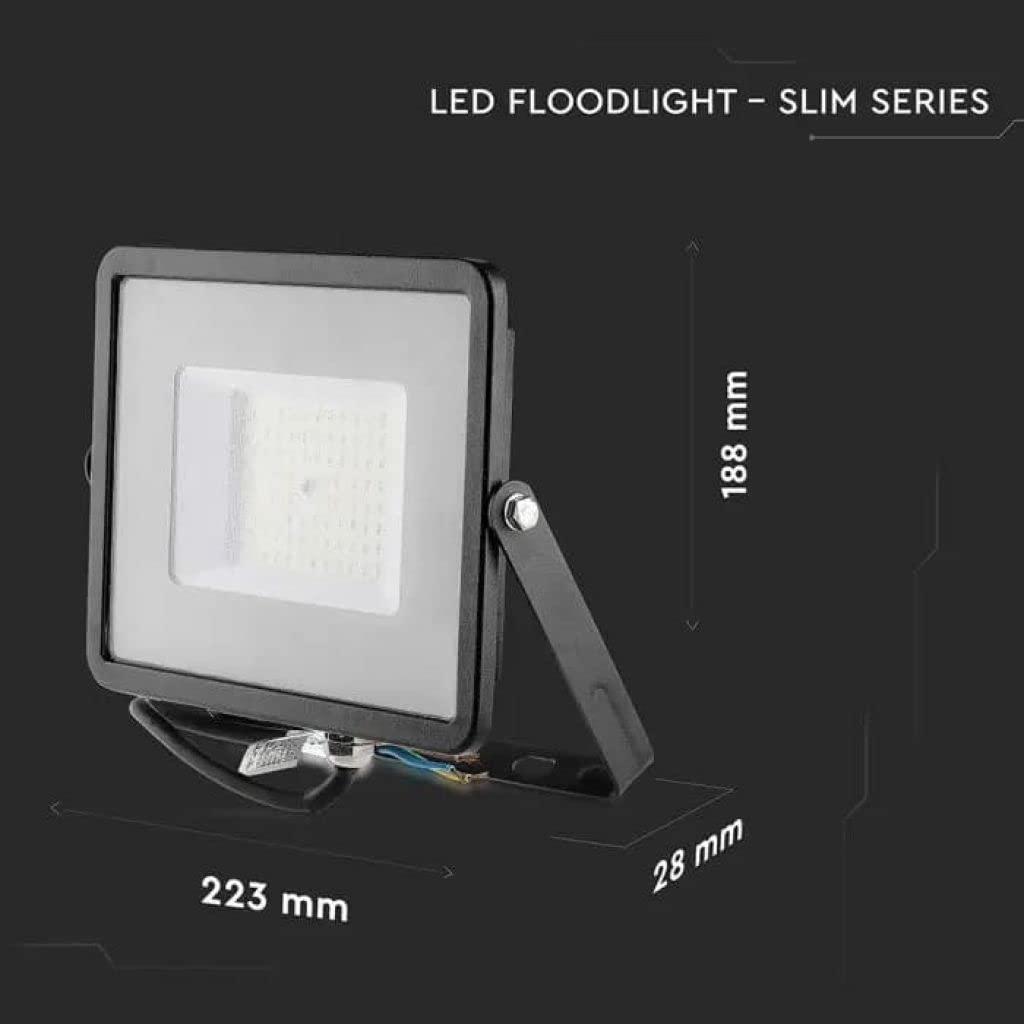 Odkryty reflektor LED z Chip Samsung 50W czarny kolor wodoodporny, zimny biały światło