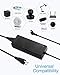 ALITOVE 12V Power Supply 10A 120W AC Adapter 100-240V 50-60HZ Transformer AC to DC Converter 12 Volt 10 Amp with 5.5x2.5mm Output Jack for 5050 3528 LED Strip Light CCTV Cameras 3D Printer