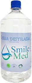 Água Destilada, Uso em Aautoclave e Aparelhos CPAP, Frasco com 1 Litro
