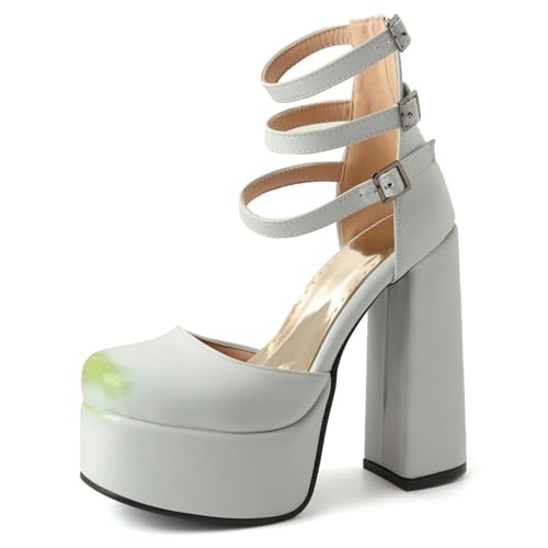 Sandales talons hauts plateforme confortables avec talon bloc épais anti fatigue